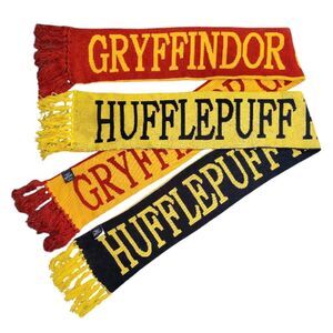 Universal Studios Harry Potter Reversible Gryffindor & Hufflepuff Scarfs Set